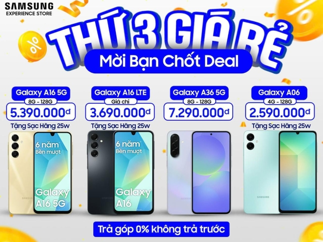 Thứ 3 giá rẻ