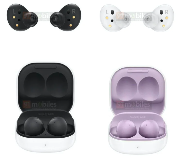 Hình ảnh rò rỉ của Samsung Galaxy Buds2 tiết lộ thiết kế và màu sắc mới - 1624781328